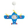 Lustre Avião Infantil em Acrílico Azul –  Bivolt, Soquete E27 - 3