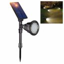 Ver imagem 1 de Luminaria Solar Spot Led Arandela Espeto Balizador Sensor Movimento Presença Angulo Ajustaval Jardim