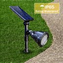 Ver imagem 7 de Luminaria Solar Spot Led Arandela Espeto Balizador Sensor Movimento Presença Angulo Ajustaval Jardim
