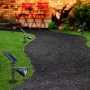 Ver imagem 2 de Luminaria Solar Spot Led Arandela Espeto Balizador Sensor Movimento Presença Angulo Ajustaval Jardim