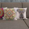 Capas de Almofadas Mandalas Decorativas e Coloridas Geométricas Para Sofá 40x40 - Novadecora - 4