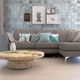 Kit 4 Capas de Almofadas Love Decorativas Geométricas Verde Menta Para Sofá 40x40 - Novadecora - 2