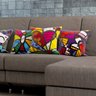 Kit 5 Capas de Almofadas Romero Britto Decorativas Para Sofá 40x40 - Novadecora - 4