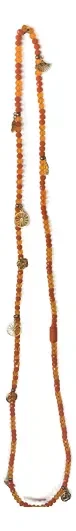 Ver imagem 2 de Guia Cigana Oriente Cristal Laranja Prosperidade 8 Mm 60 Cm