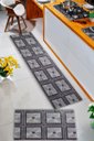 Ver imagem 4 de Kit 3 Peças Jogo Cozinha Passadeira Manta Vinilico Laminado Marmorizado