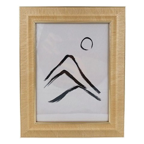 Porta Retrato em Poliestireno Nature Gold 15x 20cm - Mart