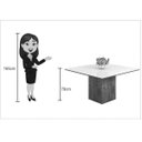 Ver imagem 2 de Conjunto Sala de Jantar Mesa Tampo em Vidro Preto 8 Cadeiras Alma