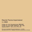 Ver imagem 2 de Rejunte Piscina Impermeável Cor Bege 1kg