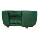 Ver imagem 1 de Poltrona Cama Pet Baby Hanna Estofada Tecido Veludo:Verde