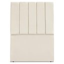 Ver imagem 5 de Cabeceira Solteiro 100 Cm com Frame Dalia Suede Bege Artte