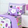 Kit Edredom Solteiro Garden 3 Peças com Almofada Lilás - 2