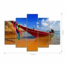 Ver imagem 3 de Quadros Decorativos Sala barco mar