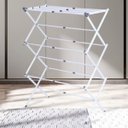 Ver imagem 2 de Varal Vertical Retrátil de Chão - Praticidade e Eficiência na Secagem de Roupas