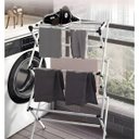 Ver imagem 3 de Varal Vertical Retrátil de Chão - Praticidade e Eficiência na Secagem de Roupas