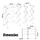 Ver imagem 5 de Varal Vertical Retrátil de Chão - Praticidade e Eficiência na Secagem de Roupas