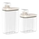 Ver imagem 1 de Kit 2 Dispenser para Sabão Líquido Amaciante 1,5l e 2,3l Flow Tampa Medidora ou