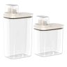 Kit 2 Dispenser para Sabão Líquido Amaciante 1,5l e 2,3l Flow Tampa Medidora ou - 1