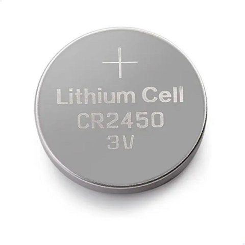 Bateria Flex Cr2450 3v Lithium Reposição Blister 5 Unid