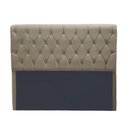 Ver imagem 1 de Cabeceira Lady 1,40 Suede Marfim - Bandiera Decor