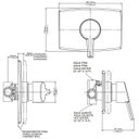 Ver imagem 2 de Acabamento Monocomando para Ducha Higiênica Docol Nexus 1/2" Chrome