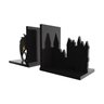 Aparador de Livros Harry Potter Castelo Preto Laqueado Mdf - 2
