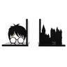 Aparador de Livros Harry Potter Castelo Preto Laqueado Mdf - 1