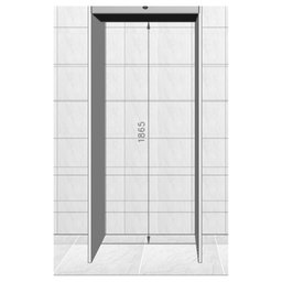 Fechamento para Geladeira Modulado com Armário 1 Porta Basculante Americana Henn - Cinza - 2