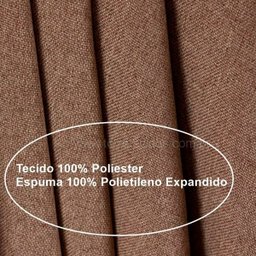 Protetor de Porta Residencial Impermeável Duplo 90cm Marrom - 4