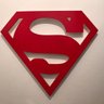 Luminária em MDF Superman led branco quente - BRANCO FRIO - 2