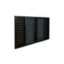 Ver imagem 3 de Janela Veneziana 6 Folhas Alumínio Preto 100x120 Linha 25 Jade