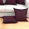 Kit de Almofada Vinho para Sala Grande 4 Unidades 60cm x 60cm com Refil de Silicone - 4
