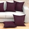 Kit de Almofada Vinho para Sala Grande 4 Unidades 60cm x 60cm com Refil de Silicone - 2