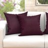 Kit de Almofada Vinho para Sala Grande 4 Unidades 60cm x 60cm com Refil de Silicone - 3