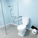 Ver imagem 3 de Barra de apoio em L para box 60x60 cm de aço inox - Barracerta