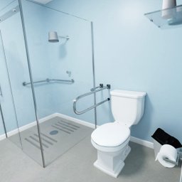 Barra de canto para box 70x70 cm em aço inox - Barracerta - 2