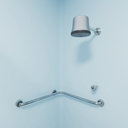 Ver imagem 2 de Barra de canto para box 60x60 cm em aço inox - Barracerta