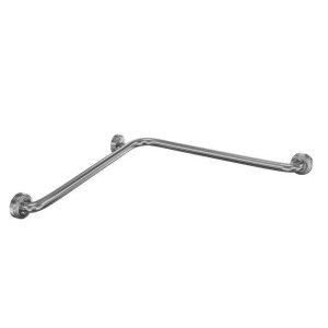 Barra de canto para box 60x60 cm em aço inox - Barracerta