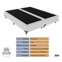 Ver imagem 3 de Cama Box King e Colchão Freedom Ortobom D33 Cor:branco