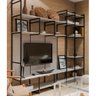 Estrutura Tubular M.start 20x100 Mm Masutti Copat 6324 - Grafite - 20 X 100 X 400 Mm - 5