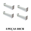 Ver imagem 4 de Prateleira Banheiro Cosméticos MDF Branco - 4 Peças