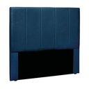 Ver imagem 1 de Cabeceira Cama Box Solteiro 90 Cm Arizona Veludo Azul Marinho S04 - D'Rossi