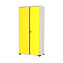 Ver imagem 1 de Armário Aço Escritório Fechadura 3 Prateleiras Ea303 Amarelo