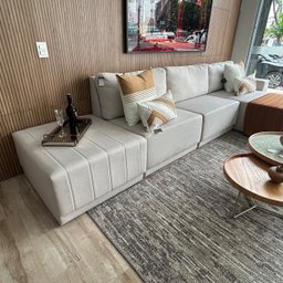 Sofá Santorini Modular com Chaise Longue - 5