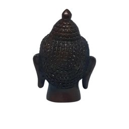 Cabeça de Buda de Bronze 10 Cm - 3