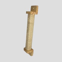 Arranhador Parede Gato Corda Sisal Madeira Maciça Pinus - 2