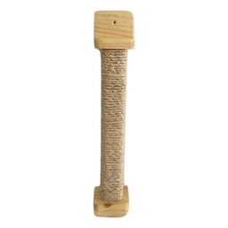 Arranhador Parede Gato Corda Sisal Madeira Maciça Pinus - 1