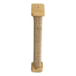 Arranhador Parede Gato Corda Sisal Madeira Maciça Pinus