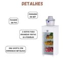 Ver imagem 4 de Balcão Fruteira Monalisa com Gaveta Branco Ajl