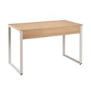 Ver imagem 1 de Escrivaninha 115x58cm MDP Treviso com Estrutura Branca Roal