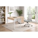 Ver imagem 3 de Escrivaninha 115x58cm MDP Treviso com Estrutura Branca Roal
